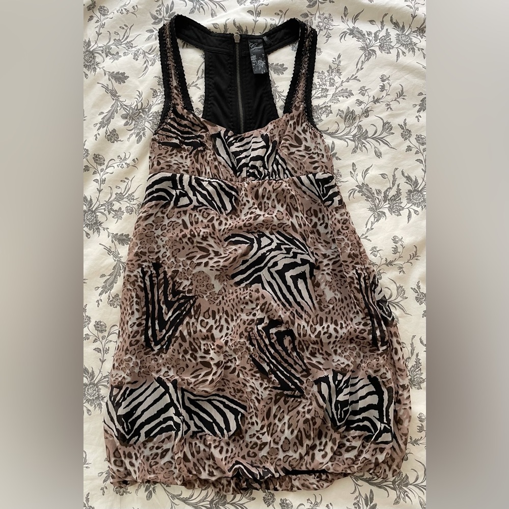 Guess Animal-Print Dress Size 1